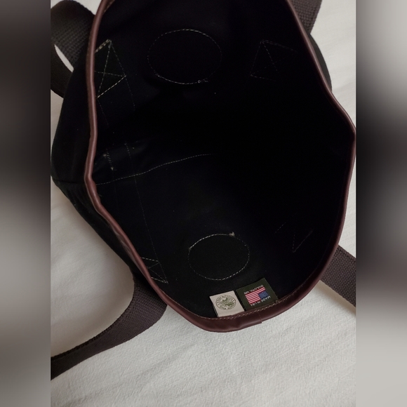 Duluth Pack 5 Liter Capacity Black Long Handles Mini Tote Made In USA - Picture 14 of 15